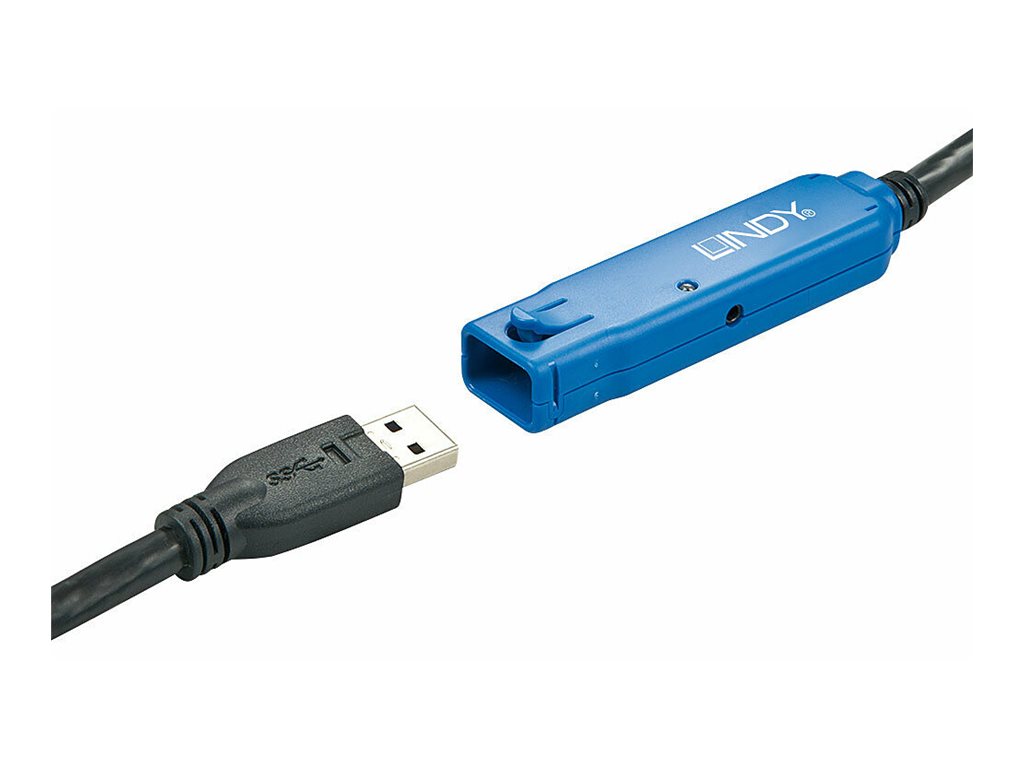 Lindy LINDY USB 3.0 Active Extension Cable Pro 10 m Schwarz