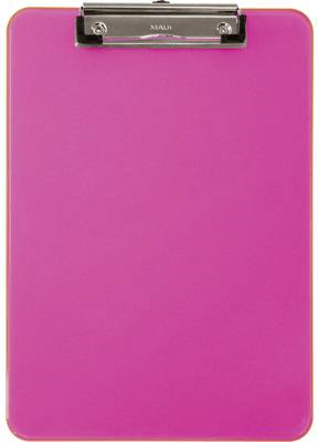 Maul Klemmbrett 2340621 Pink (transparent) (B x H x T) 226 x 318 x 15 mm (2340621)