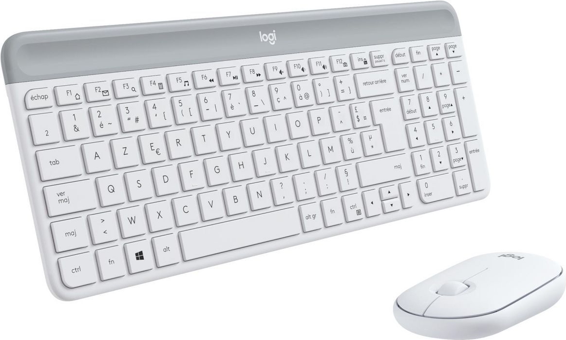 Logitech Slim Wireless Combo MK470 AZERTY Off-White