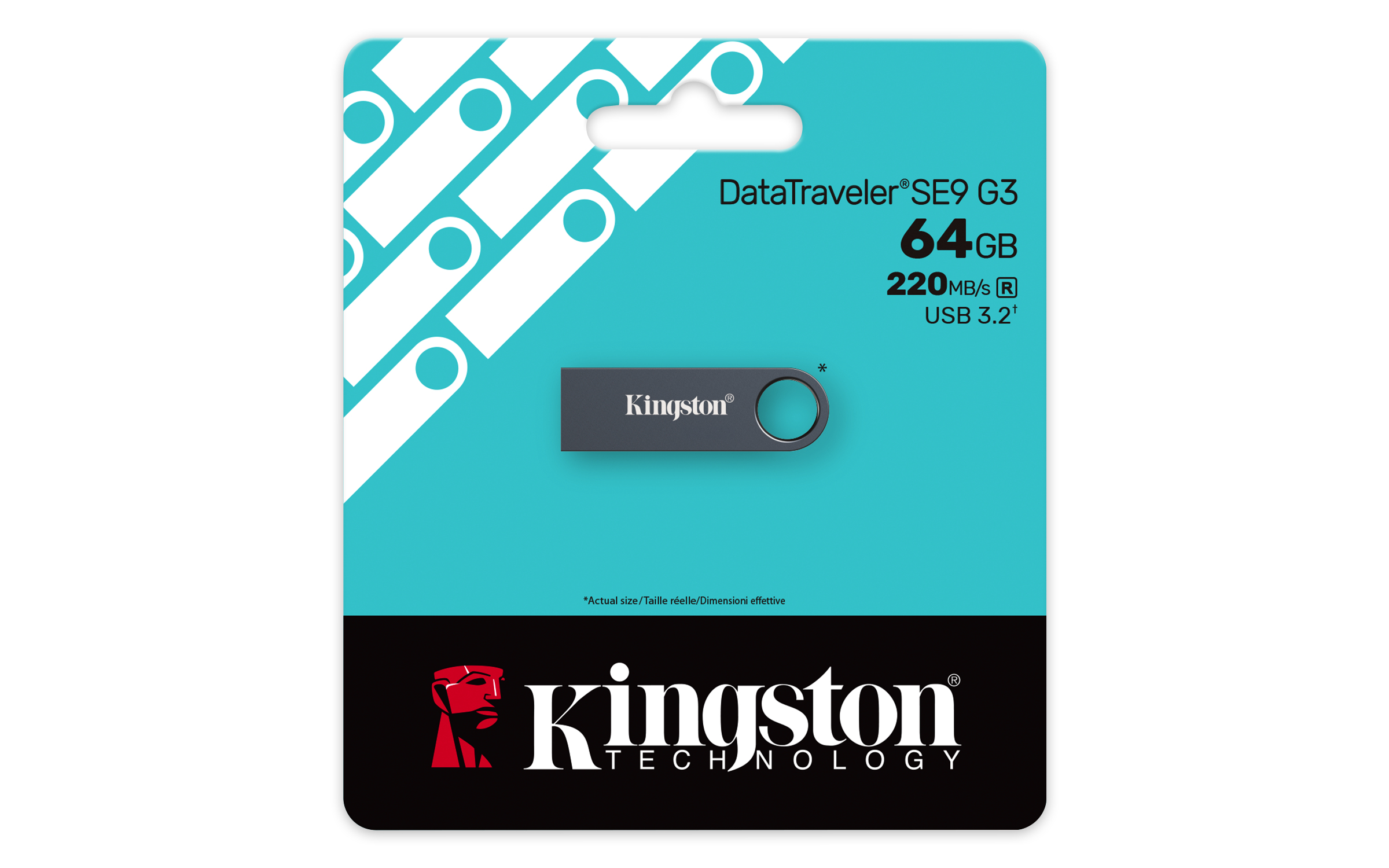 Kingston DataTraveler SE9 G3 64 GB USB-Stick USB 3.2 Gen 1 Dark Nickel