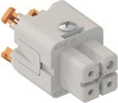 ILME Buchseneinsatz Gr.21.21 CKSHF 03 3P+PE Silber SQUICH 10A 400V 1 (CKSHF03)