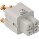 ILME Buchseneinsatz Gr.21.21 CKSHF 03 3P+PE Silber SQUICH 10A 400V 1 (CKSHF03)