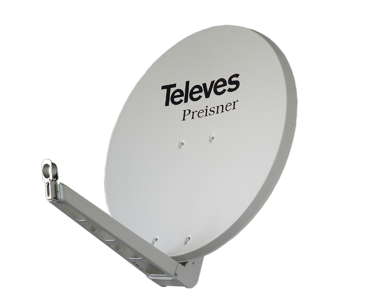 Televes S75QSD-W Satellitenantenne 75 cm 38,5 dBi Weiß