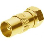 shiverpeaks ®-BASIC-S--IEC-Stecker auf F-Stecker, vergoldet (BS85323-G)