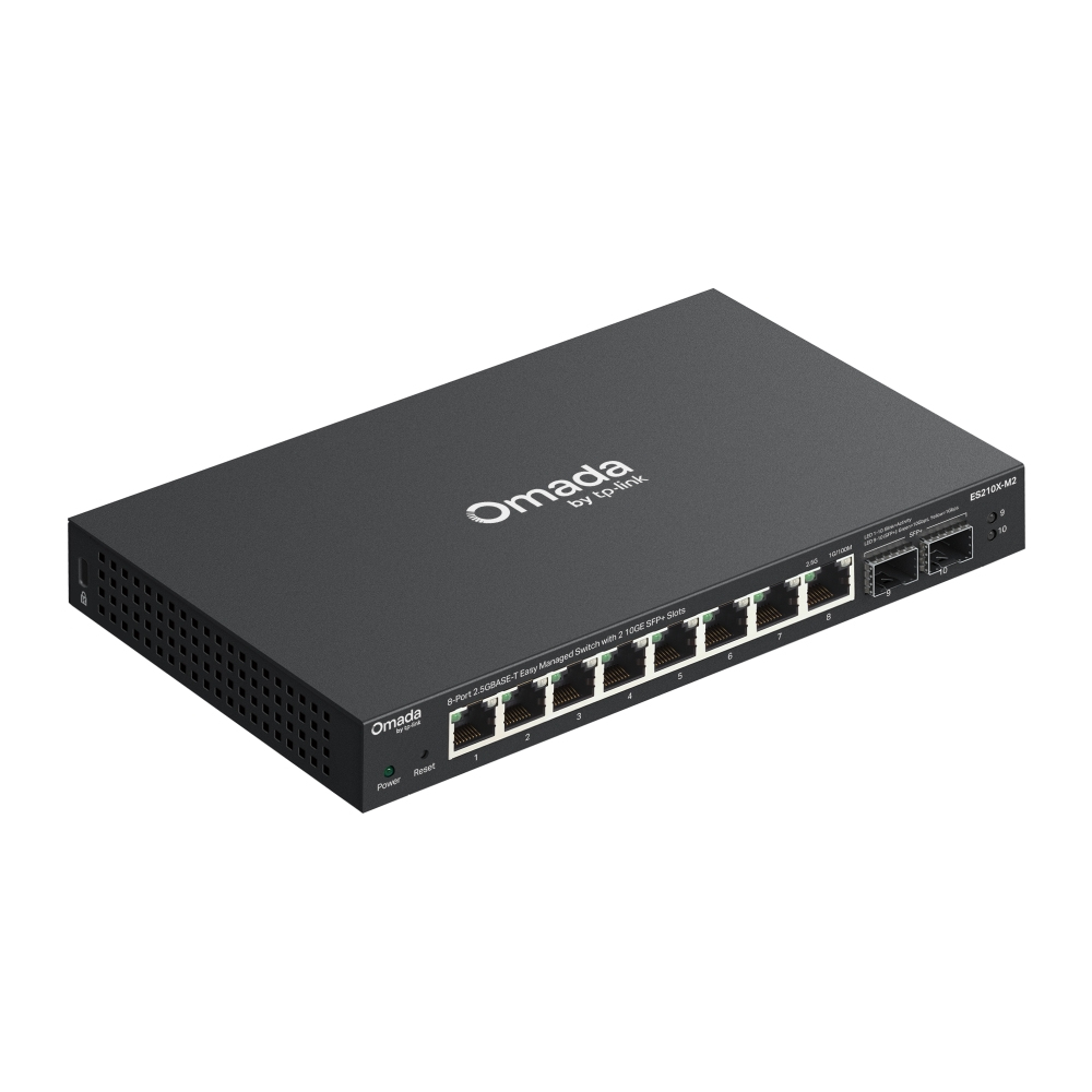 TP-Link Omada ES210X-M2 V1 8-Port 2.5G Managed Switch Grau