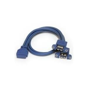 StarTech.com 2 Port USB3.0 Pinheader Kabel (USB3SPNLAFHD)