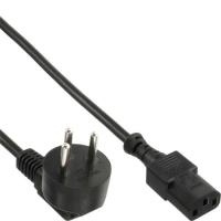 InLine Netzkabel Netzstecker Israel - IEC/Stecker 1,8 m schwarz (16652H)