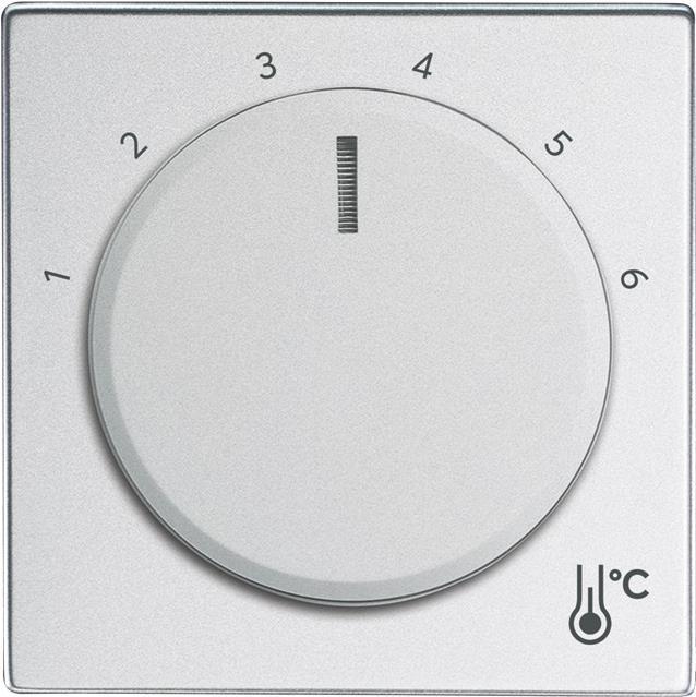 Busch-Jaeger 1794 R-83 Abdeckplatte für Sensorhalterung & -sockel Aluminium - Silber (2CKA001710A4200)