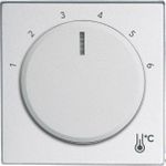 Busch-Jaeger 1794 R-83 Abdeckplatte für Sensorhalterung & -sockel Aluminium - Silber (2CKA001710A4200)