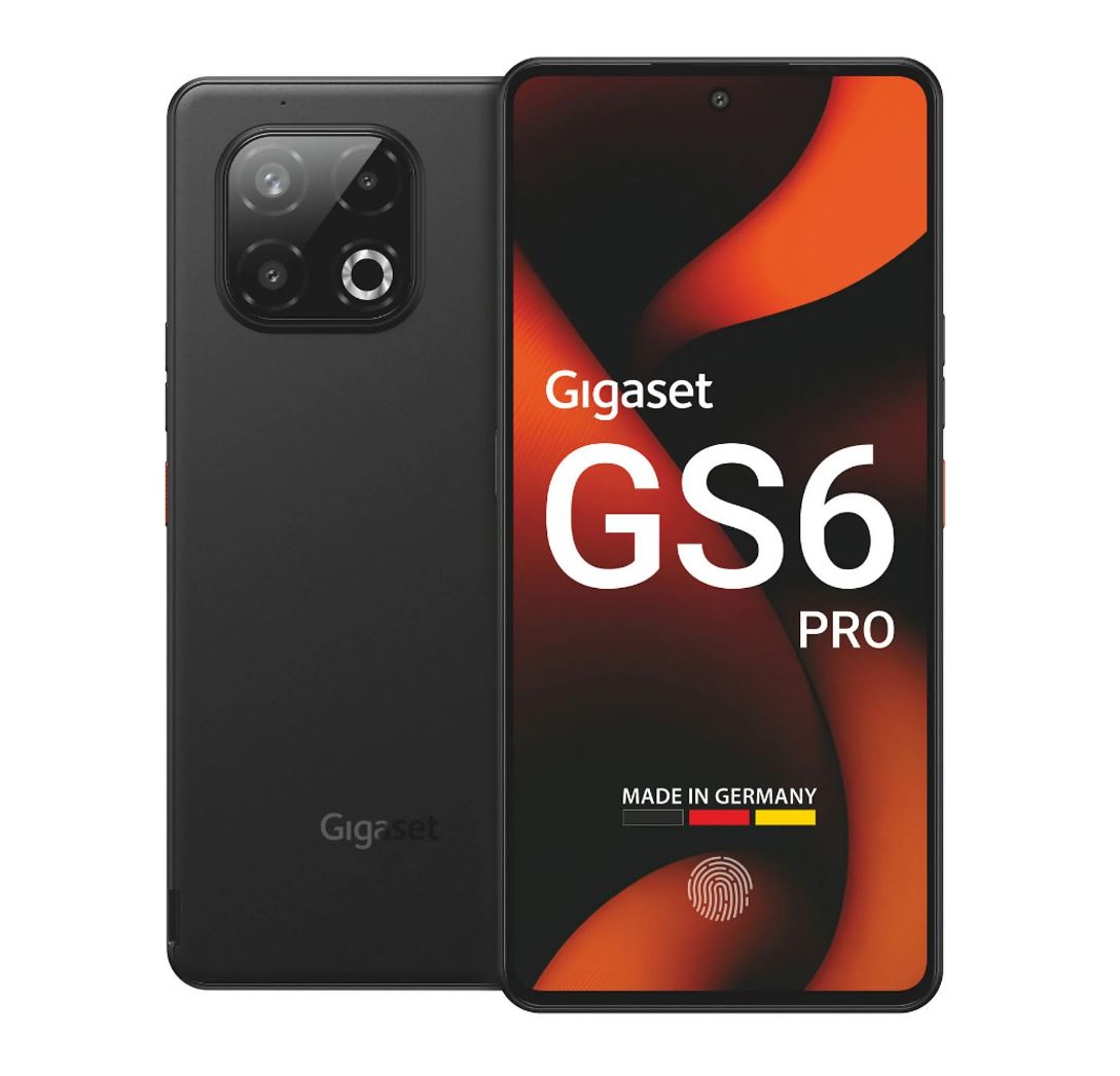 Gigaset Smartphone GS6 PRO – 16,9 cm (6,67") OLED, 128GB, 5G, Dual-SIM, Schwarz