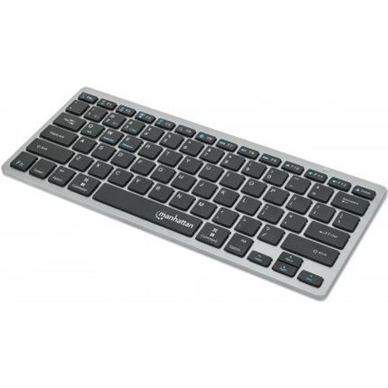 MANHATTAN Ultra Slim Dual-Mode Kabellose Funktastatur Dt. QWERTZ 