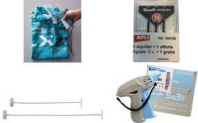 agipa Anschießpistole Banok's 503 S, grau/blau aus Kunststoff, mit Standard-Nadel, Nadel Durchmesser: - 1 Stück (154101)