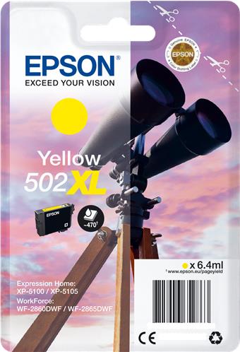 Epson 502XL 6.4 ml mit hoher Kapazität (C13T02W44020)