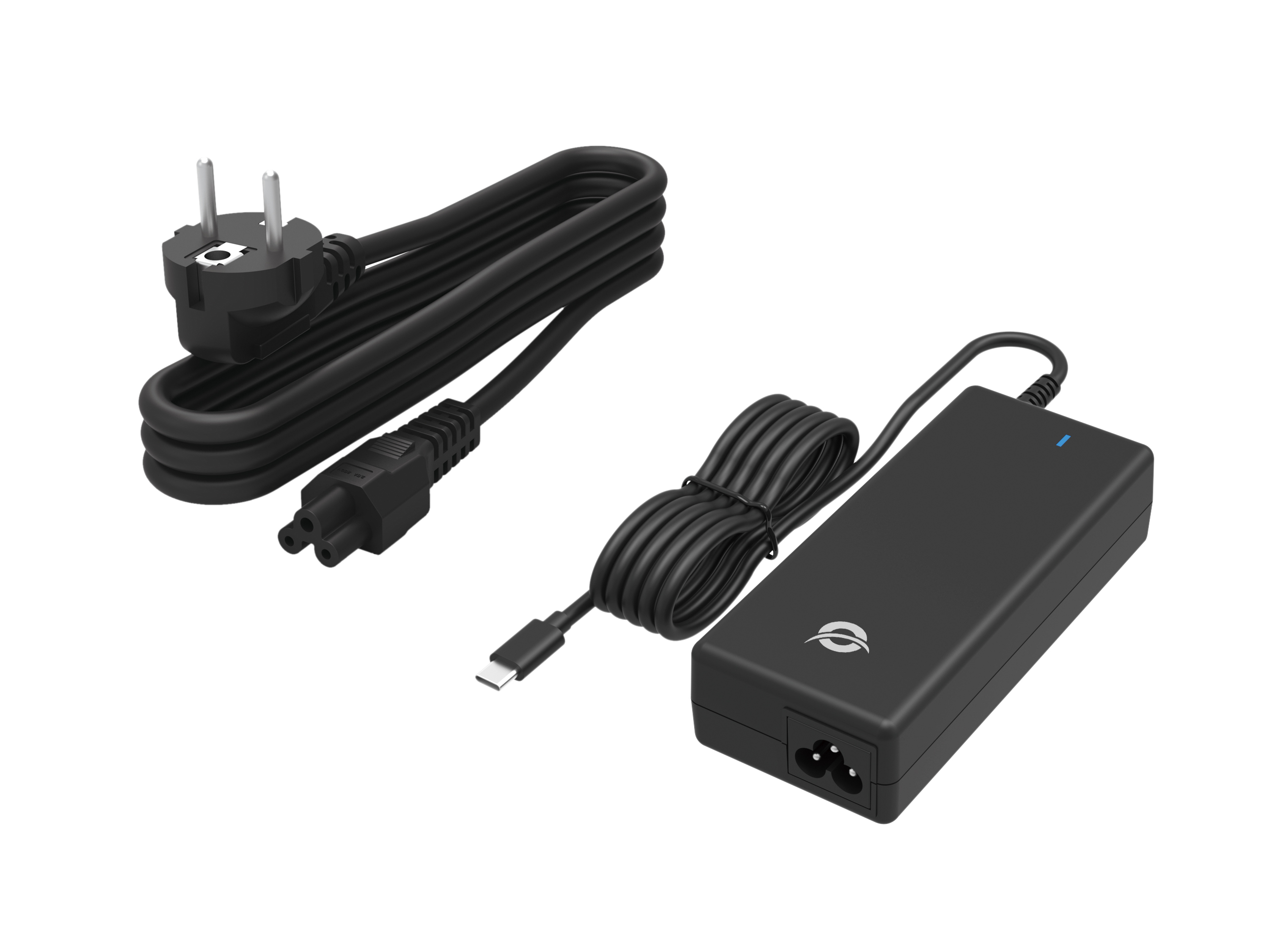Conceptronic OZUL03BE USB-C Ladegerät 100 W PD GaN Schwarz