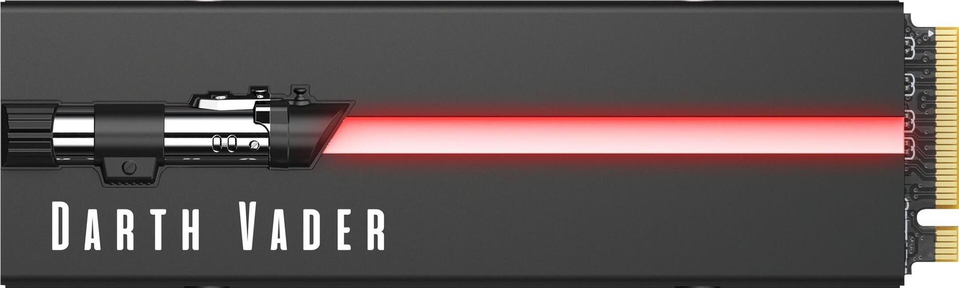 FireCuda NVMe SSD 2TB Lightsaber Collection Special Edition M.2 2280 with Heatsink / 7300MB/s read / 6900MB/s write / PCIe G4 x4 / NVMe 1.4 / 3D TLC (ZP2000GM3A033)