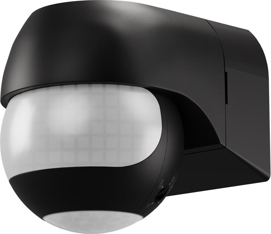 Goobay 2-Bereichs-Bewegungsmelder, neigbar/schwenkbar, schwarz (79597)