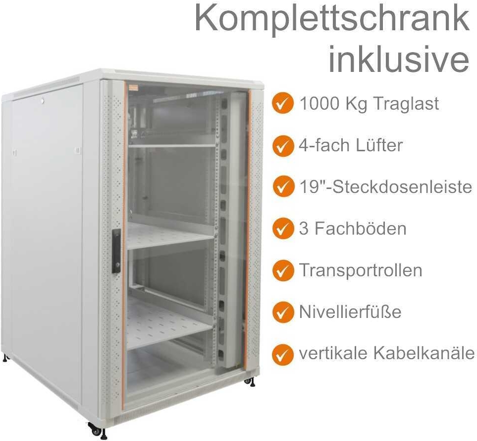 IT-BUDGET 19"-Netzwerkschrank SRK (99ITB19SRK2788GGM)