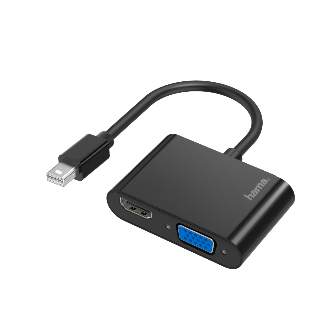 Hama Video-Adapter, 2in1, Mini-DisplayPort-St. - VGA & HDMI™-Buchse, Ultra-HD 4K (00200330)