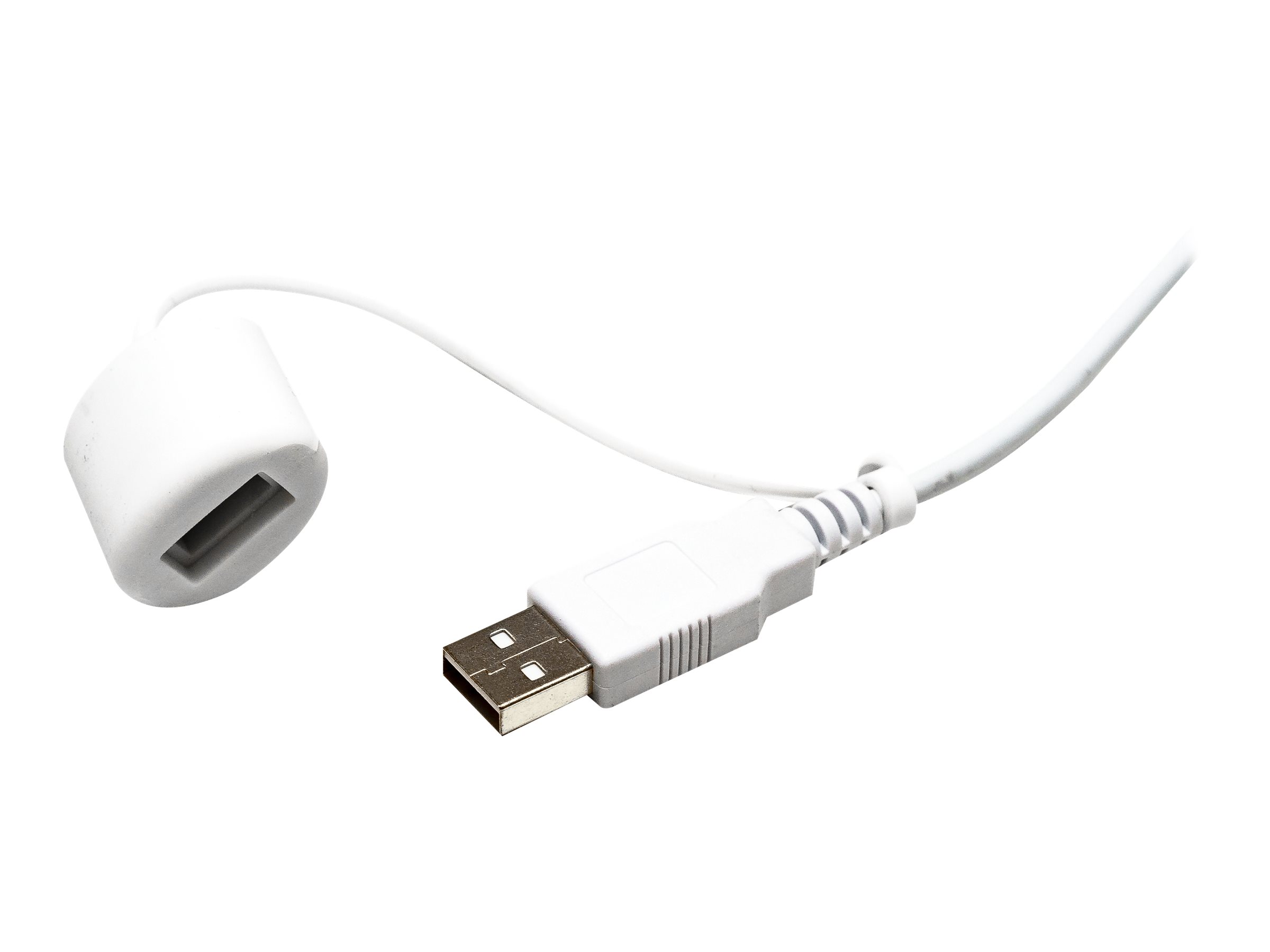 GETT GCQ MED Lasermaus 5 Tasten IP68 antimikrobiell USB Weiß