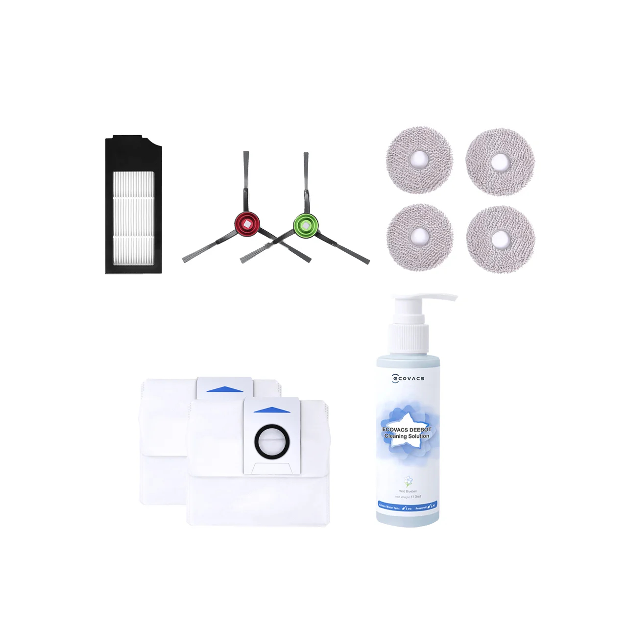 Ecovacs DEEBOT X1 OMNI Ersatzset D-KT01-0027 Mehrfarbig