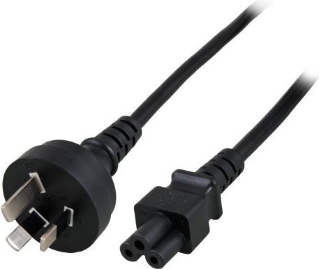 EFB-Elektronik Netzleitung Australien AS3112 - C5 180°, schwarz, 1,8 m, 3 x 0,75mm² Hersteller: EFB Elektronik (EK468.1,8)