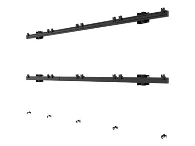 B-TECH System Xpress Wandhalterung für 27" 4x4 dvLED Videowand Schwarz