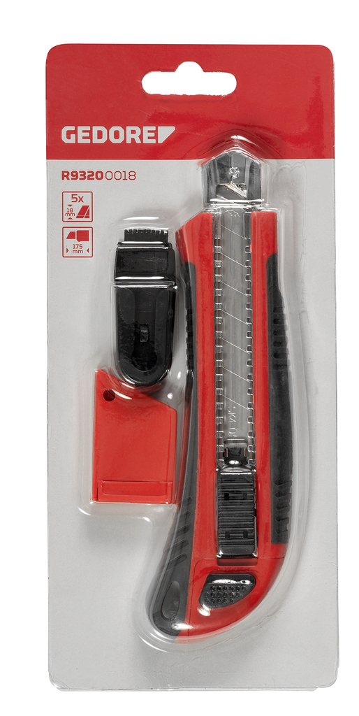 Gedore RED 3301603 Cuttermesser 18 mm Rot