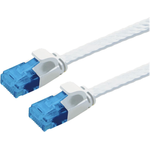 VALUE Patchkabel Kat.6A (Class EA) UTP, extra-flach, weiß, 0,5 m (21.99.2060)
