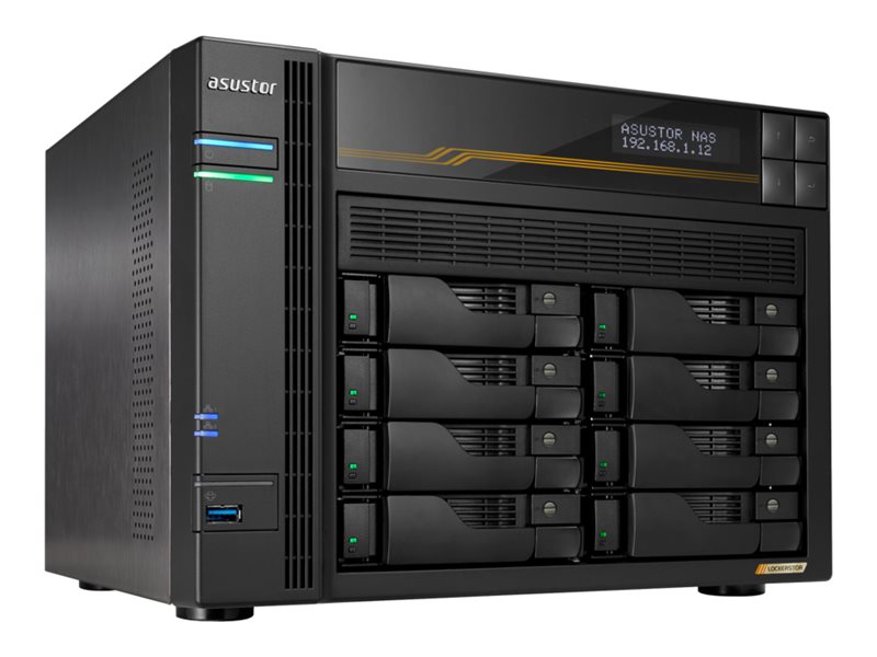 ASUSTOR Lockerstor AS6808T 8-Bay NAS-Server 16 GB RAM