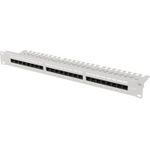 Lanberg 19" Patchpanel 1U 24-Port CAT.6A UTP+ Kabelorg. gr (PPUA-1124-S)