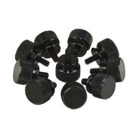 InLine® Rändelschrauben (schwarz) für Gehäuse, 12mm, 10er Pack (77770S)