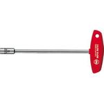 wiha Steckschlüssel mit Quergriff Sechskant glanzvernickelt (00966) 6 x 125 mm (336060125)