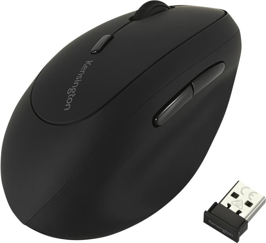 Kensington Pro Fit Ergo Wireless Maus Vertikal für Linkshänder Schwarz