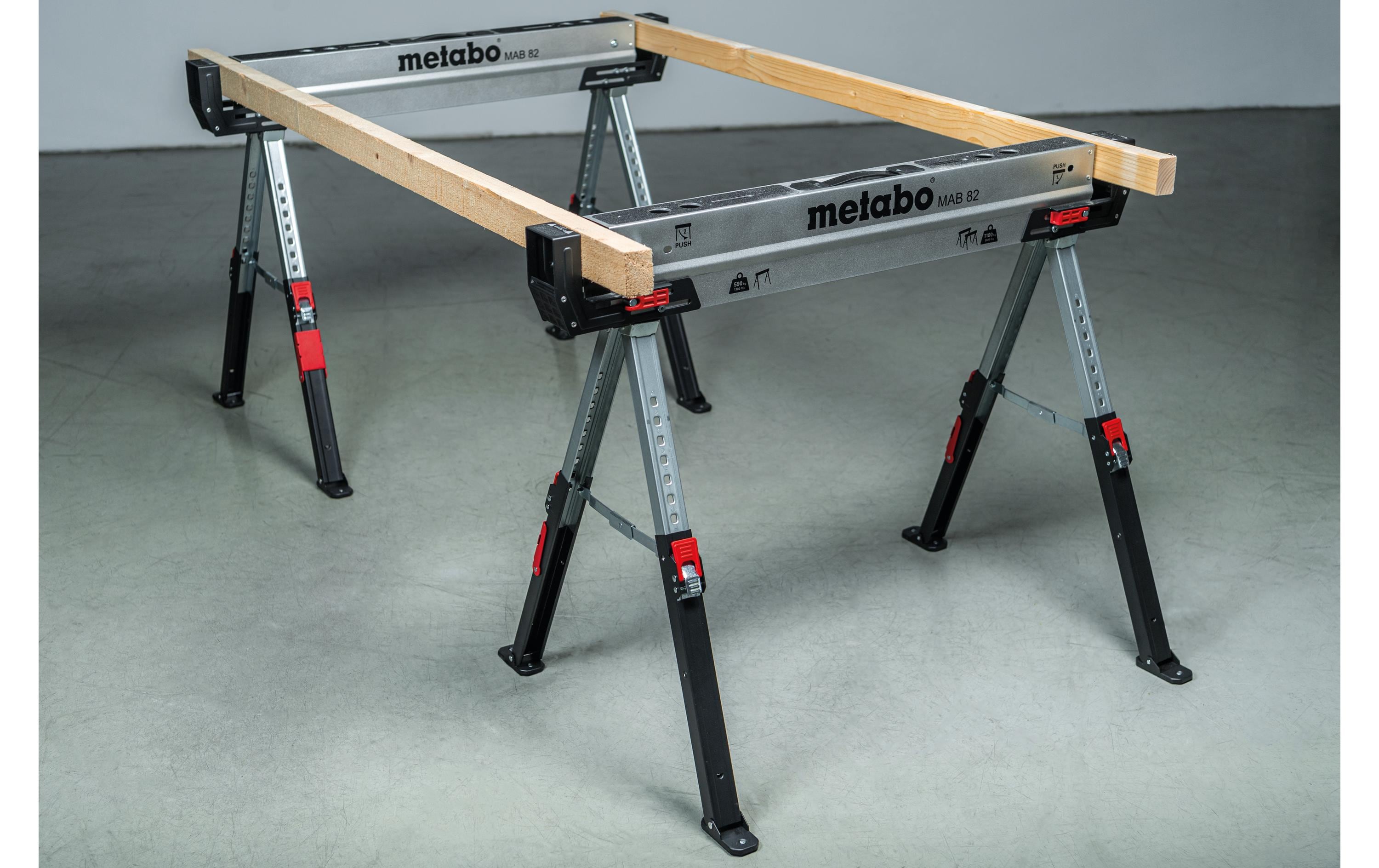 Metabo Arbeitsbock-Set MAB 82 Schwarz