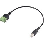Renkforce USB 2.0 Adapterkabel[1x 2.0 Stecker B - 1x Klemmanschluss] RF-6443964 30 cm (RF-6443964)