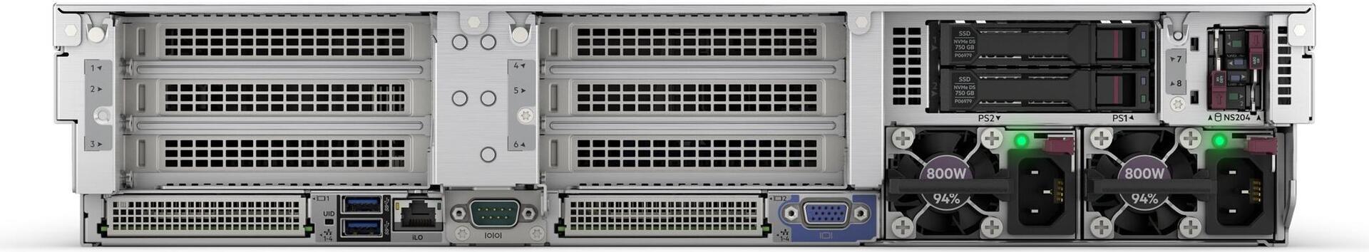 HPE ProLiant DL380 Gen11 Network Choice Server - 2U Rack - Intel Xeon Silver 4509Y 2.6 GHz - 32 GB RAM - 8x 2.5" Hot-Swap - Schwarz, Silber