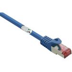 Renkforce RF-4981664 RJ45 Netzwerkkabel, Patchkabel CAT 6 S/FTP 2.00 m Blau mit Rastnasenschutz, vergoldete Steckkontakte, Flammwidrig 1 St. (RF-4981664)