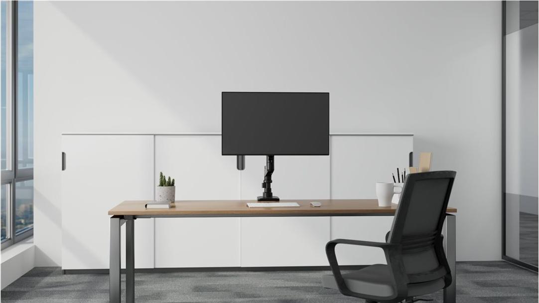 Kensington SmartFit Premium Monitorarm mit Gasdruckfeder bis 49" 20 kg Schwarz