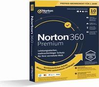 NORTONLIFELOCK 360 PREMIUM 75GB GE 1User 10Device 12Monate STD RET ENR MM (21394925)