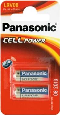 Panasonic LRV08L Alkali 12V Nicht wiederaufladbare Batterie (LRV08L/2BE)