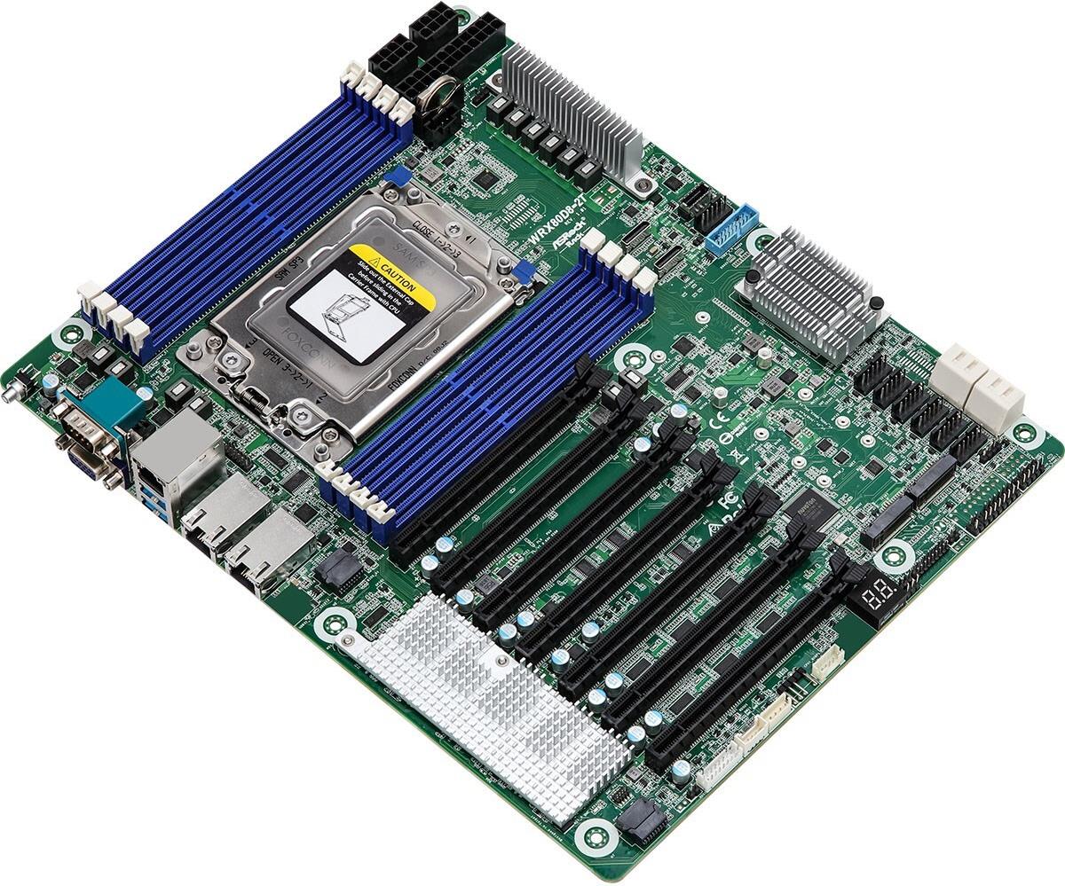 ASRock Rack WRX80D8-2T Mainboard ATX Socket SP3 AMD WRX80