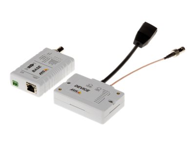 Axis T8645 PoE+ Over Coax Compact Kit Medienkonverter Schwarz, Weiß