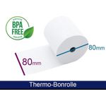 ARTDEV Thermorolle - 80 80 12.7 (B/D(max.)/K) weiss, 55g, 80m, BPA frei (ADT808012-30)