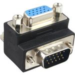 InLine® VGA Adapter 90° Winkel 15pol Stecker/Buchse (37248I)