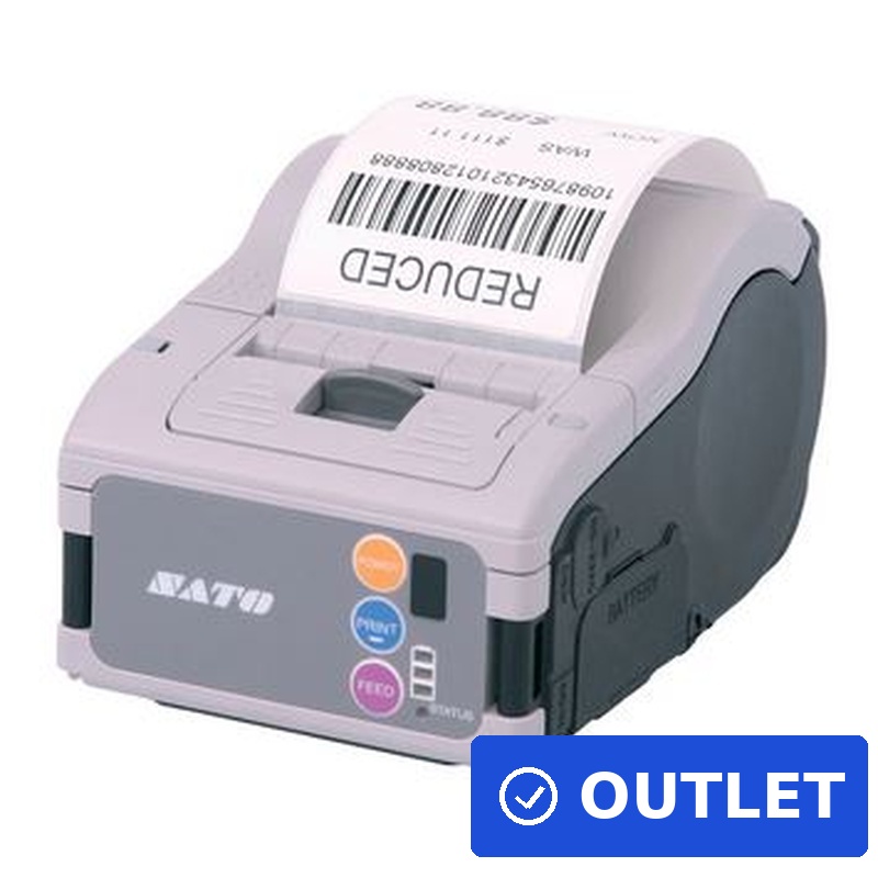 Sato MB2xxi Printer MB200i INCLUDING BATTERY WITH RUBBER BOOT (Industrial version) (WWMB22000) (B-Ware)