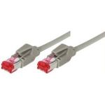 Dätwyler Patchkabel S/FTP, Cat 6, grau, 0,5 m Hochflexibel, mit Hirosesteckern TM21 (bisherige Bezeichnung S-STP) (74400)