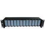 ACT Fiber panel High Density 2HE voor 12 MTP?-MPO cassettes / keystone adapterplates (FA2056)