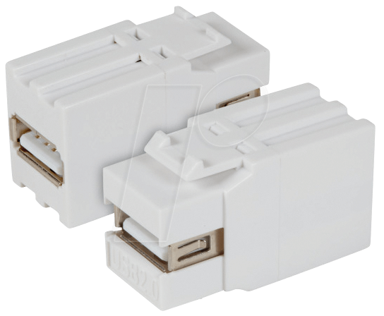 EFB-Elektronik Keystone Einbauadapter USB2.0 A - A, weiß Hersteller: EFB Elektronik (EB498V2)