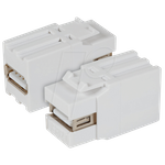 EFB-Elektronik Keystone Einbauadapter USB2.0 A - A, weiß Hersteller: EFB Elektronik (EB498V2)