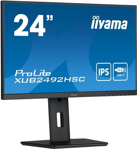 iiyama ProLite XUB2492HSC-B5 LED display 61 cm (24" ) 1920 x 1080 Pixel Full HD Schwarz [Energieklasse E] (XUB2492HSC-B5)